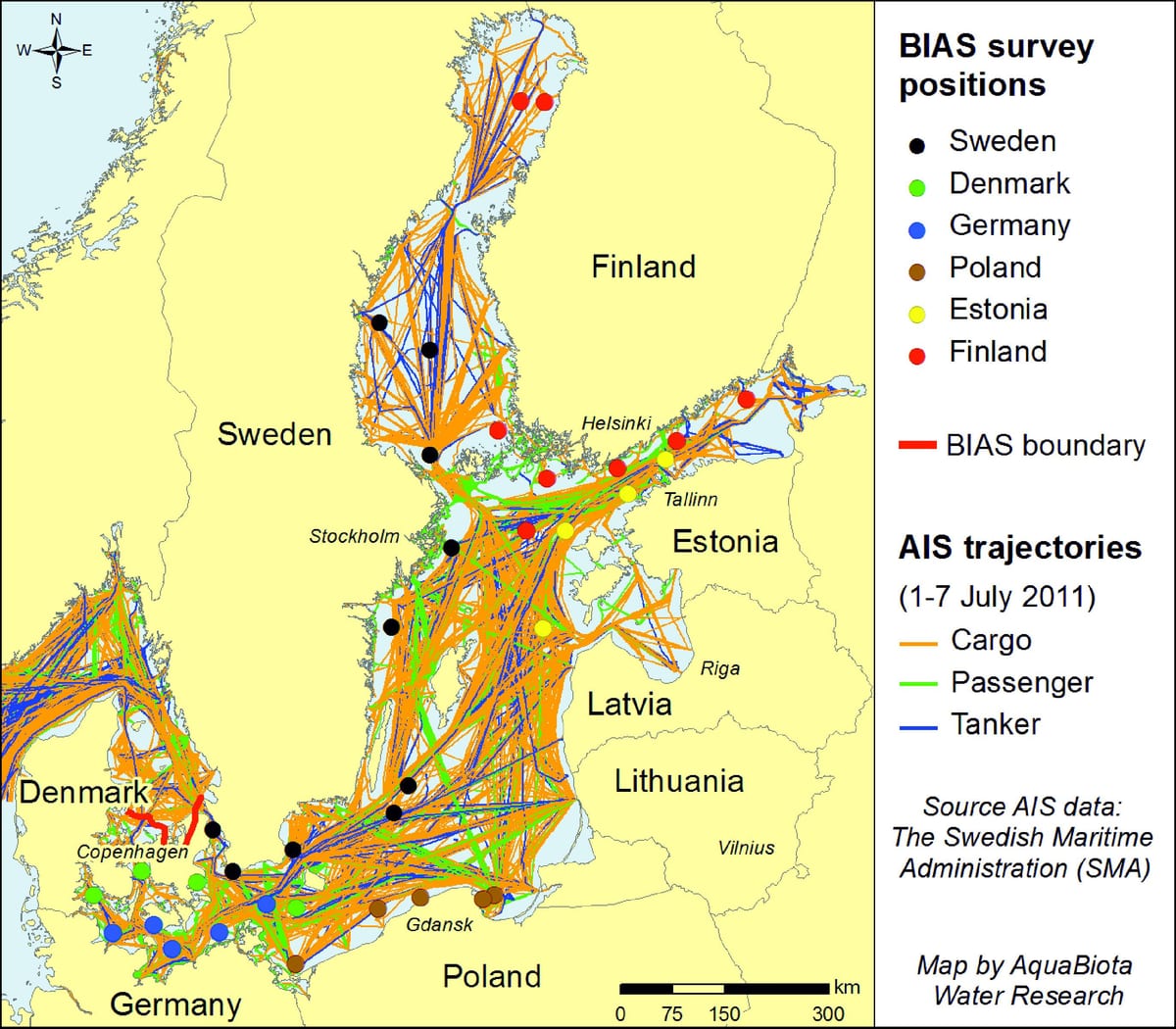 Map of denmark survey and mapping