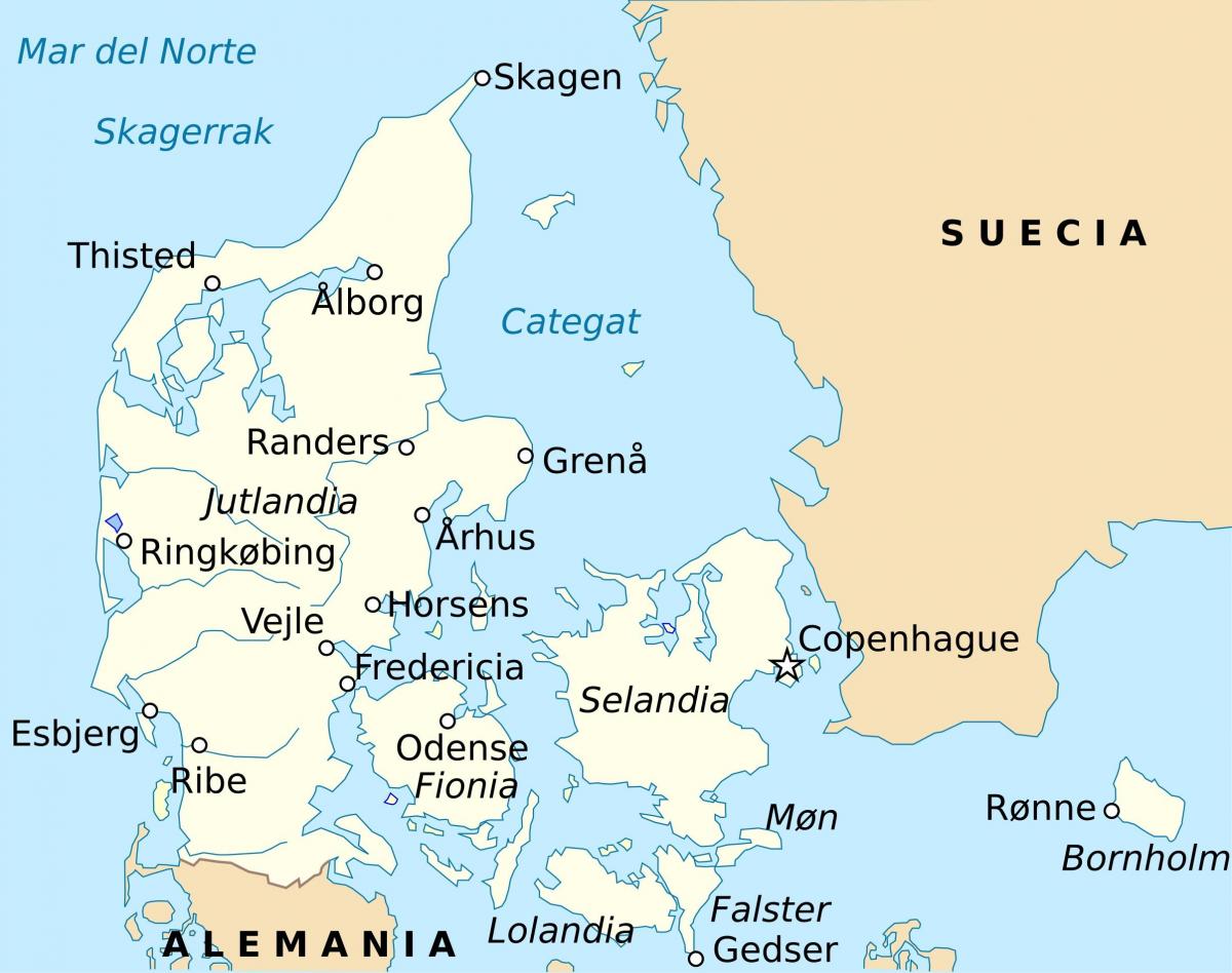 Map of fredericia denmark
