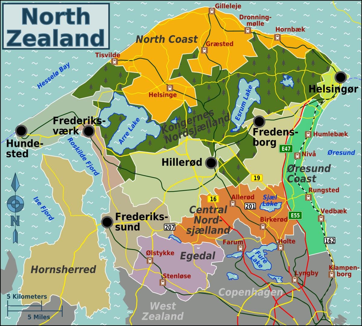 map zealand denmark
