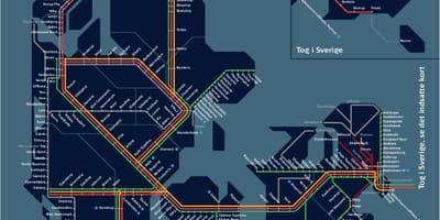 Map of train copenhagen denmark